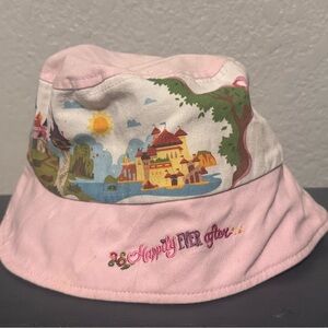 Disney Parks Pink princes bucket hat